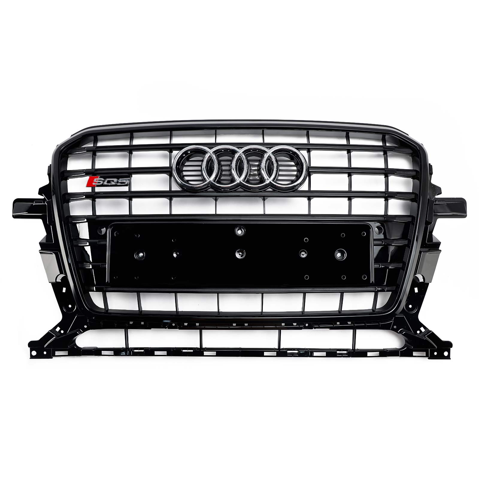 2013-2017 Black SQ5 Style Honeycomb Mesh Sport Hex Grill fit Audi Q5 8R Black Generic