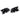 2023+ Audi A6 C8PA S-Line S6 2PCS Front Bumper Fog Light Grille Trim Black