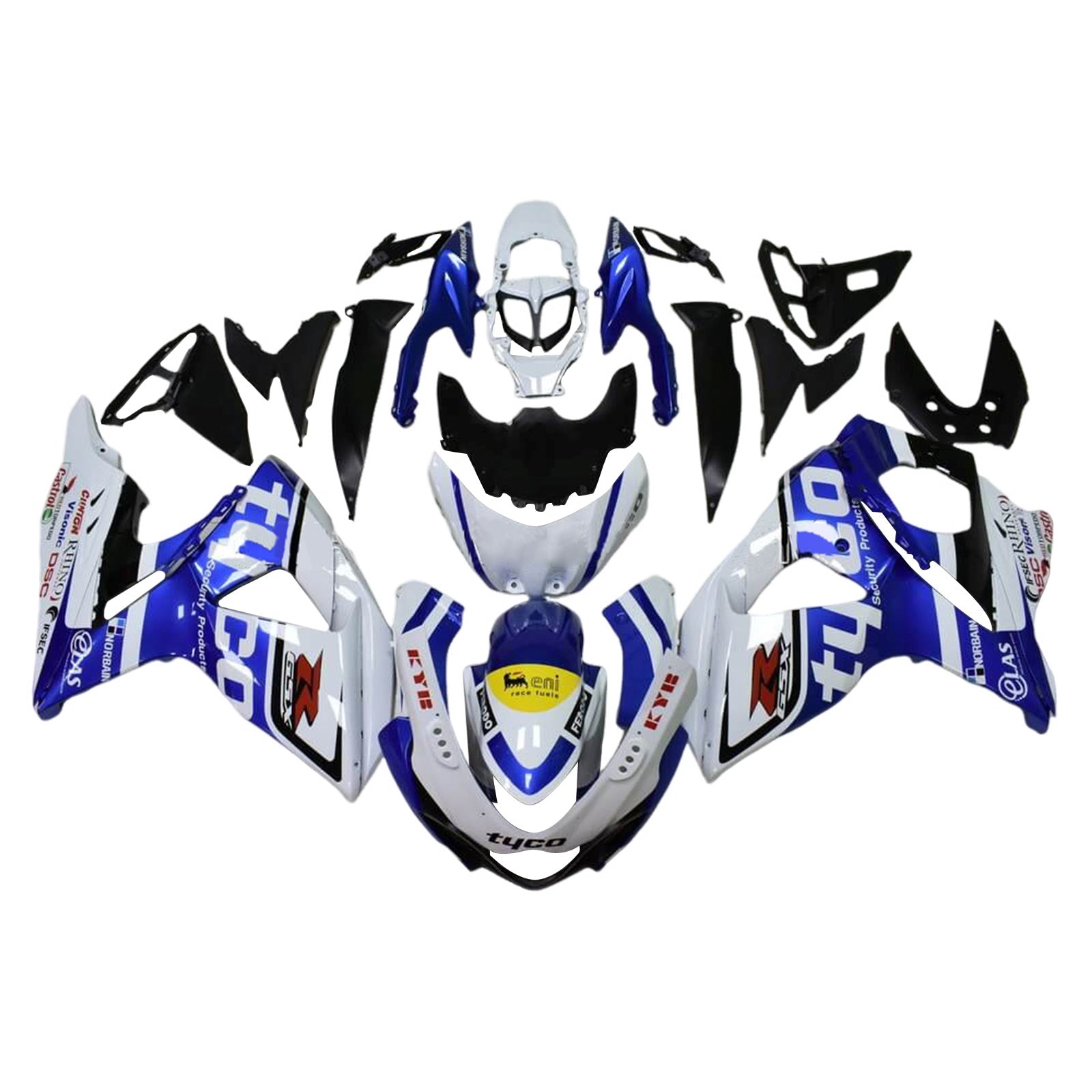 Amotopart Suzuki GSXR1000 2009-2016 K9 Fairing Kit Bodywork Plastic ABS