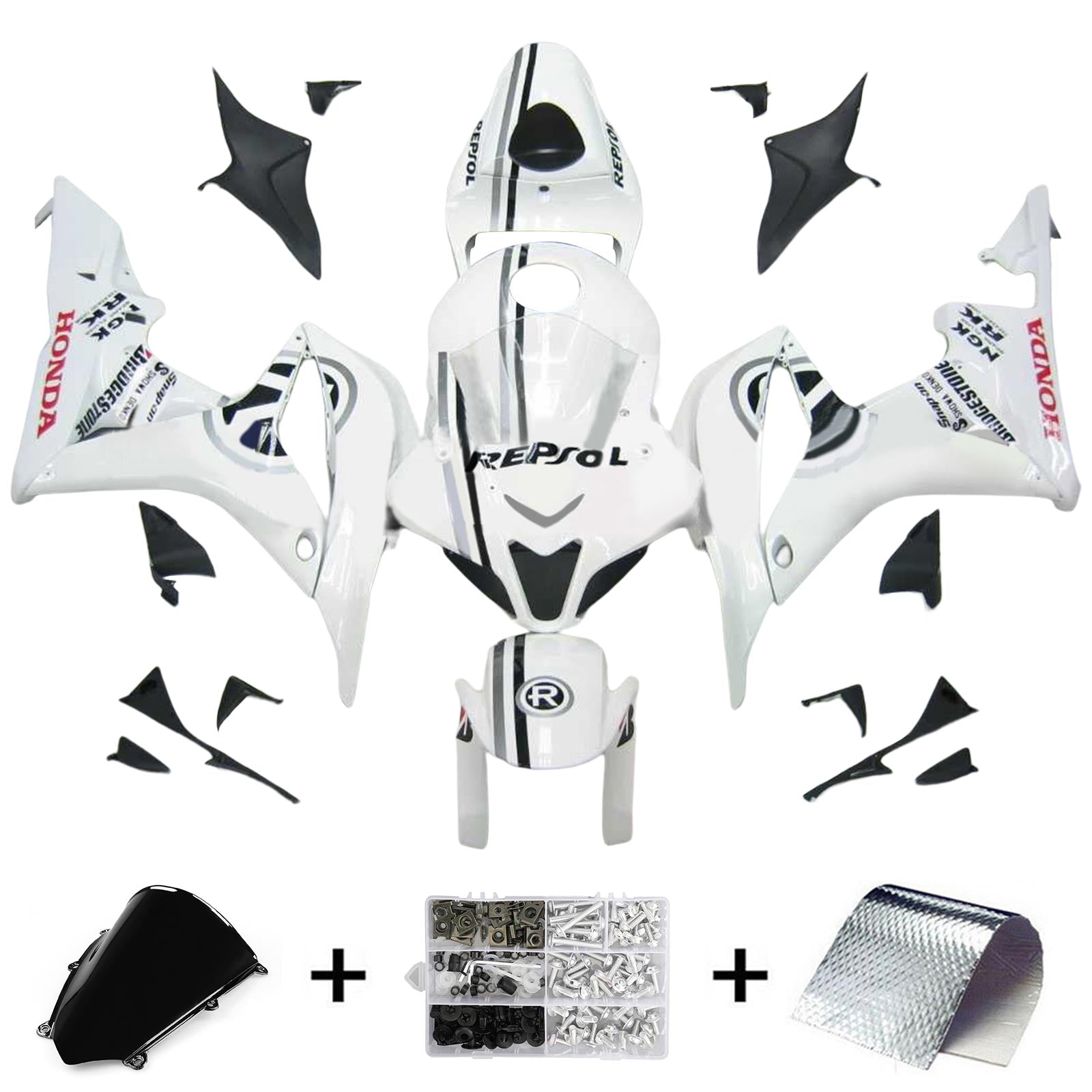 Honda CBR600RR 2007-2008 F5 Fairing Kit Bodywork Plastic ABS