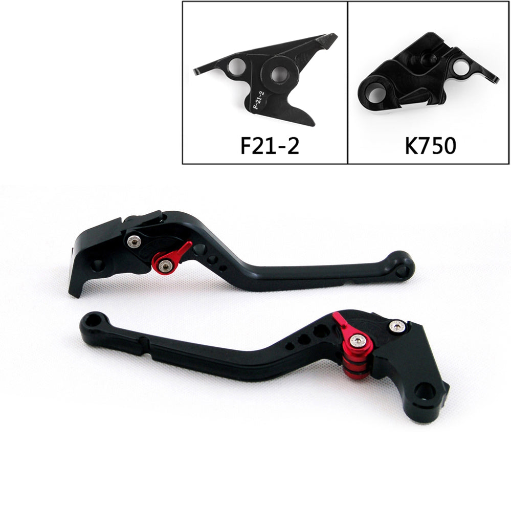 CNC Aluminum Motorcycle Long Clutch Brake Lever For Kawasaki Z900 2017-18 Black Generic