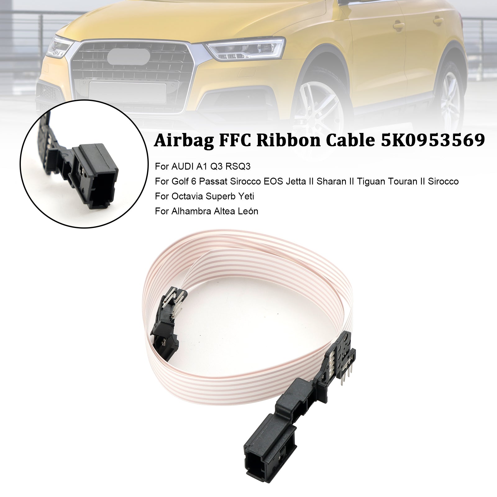 Cable de cinta FFC de airbag 5K0953569 para Audi Seat Skoda