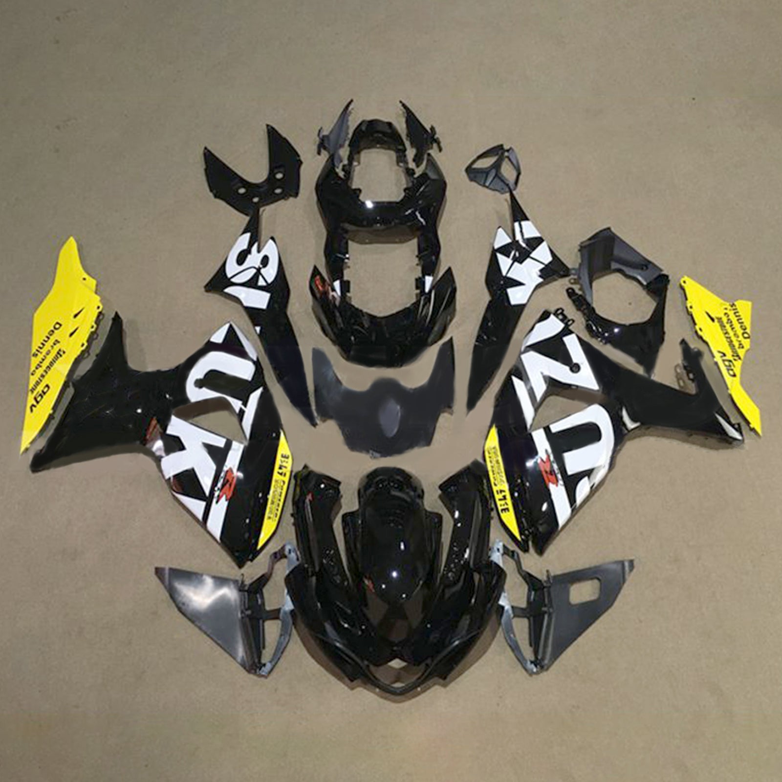 Amotopart Suzuki GSXR1000 2009-2016 K9 Fairing Kit Bodywork Plastic ABS