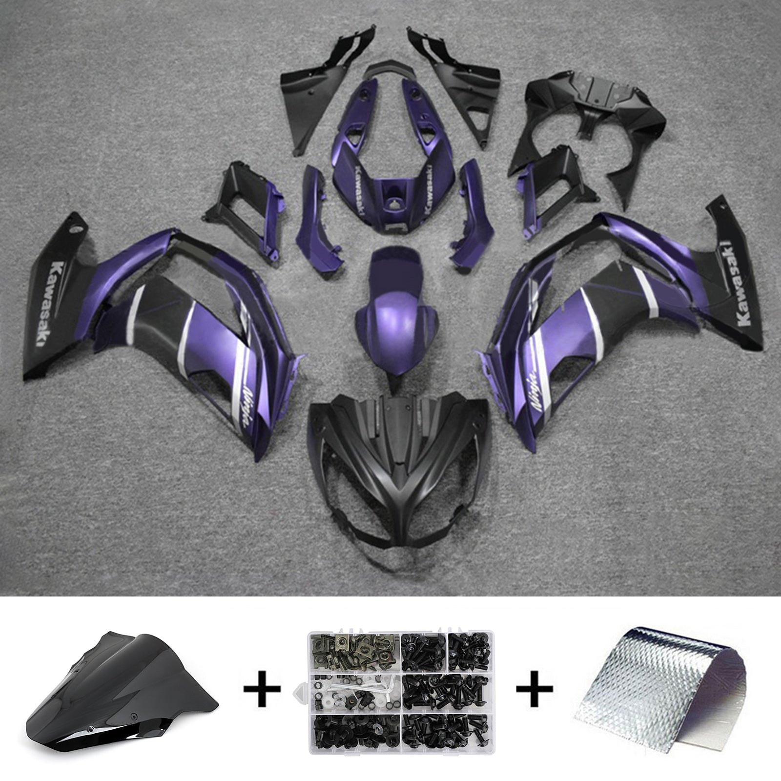 Kawasaki ER6F/Ninja650 2012-2016 Kit Carenado Carrocería Plástico ABS