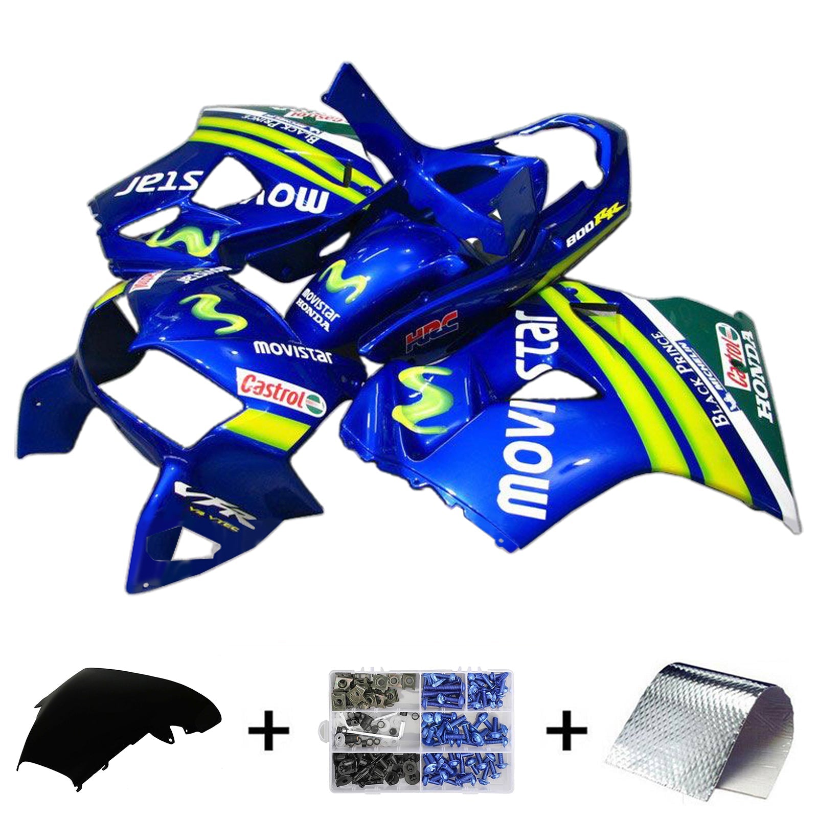 Honda VFR800 1998-2001 Fairing Kit Bodywork Plastic ABS