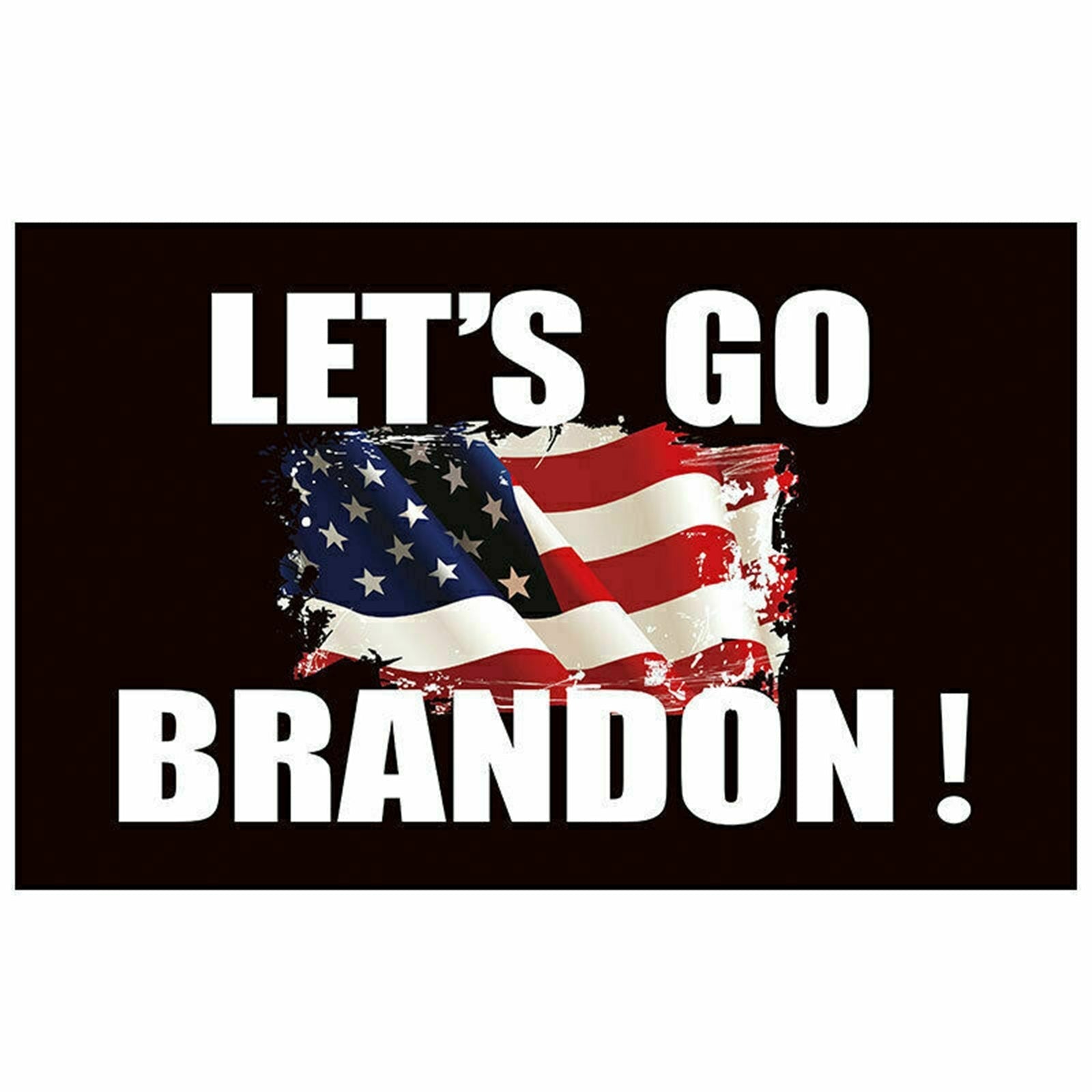 Bandera de Let's Go Brandon, bandera anti-FJB Biden con citas para jardín, bandera de 3x5 pies