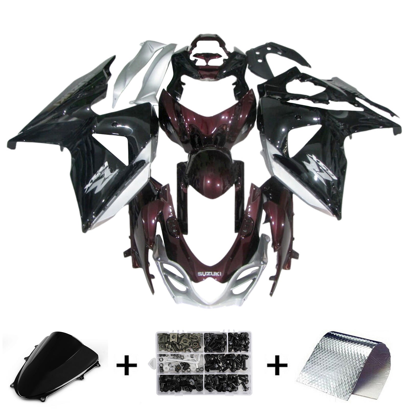 Amotopart Suzuki GSXR1000 2009-2016 K9 Fairing Kit Bodywork Plastic ABS