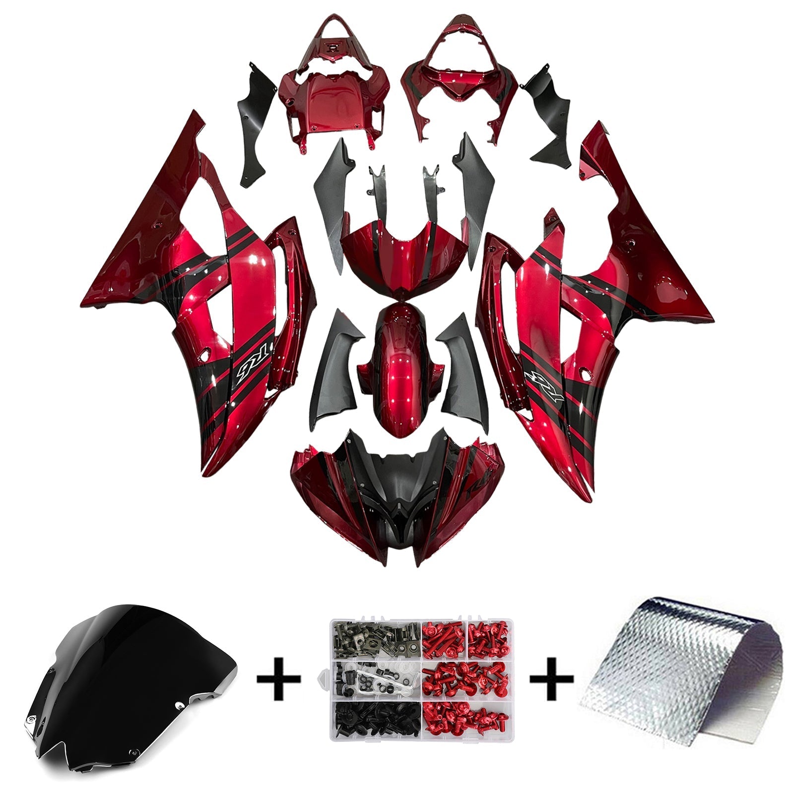 Yamaha YZF 600 R6 2008-2016 Kit Carenado Carrocería Plástico ABS