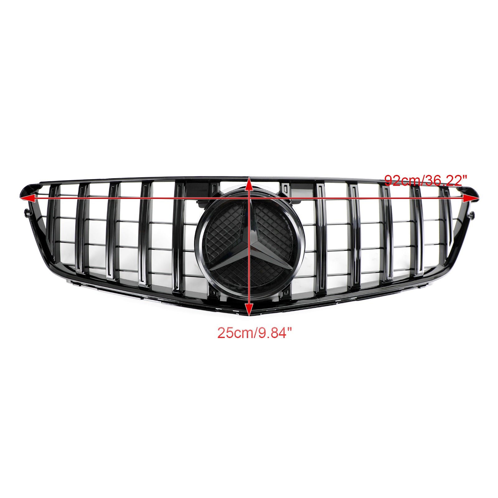 2008-2014 Benz C-Class W204 C300 C350 GTR Style Front Bumper Grille Grill