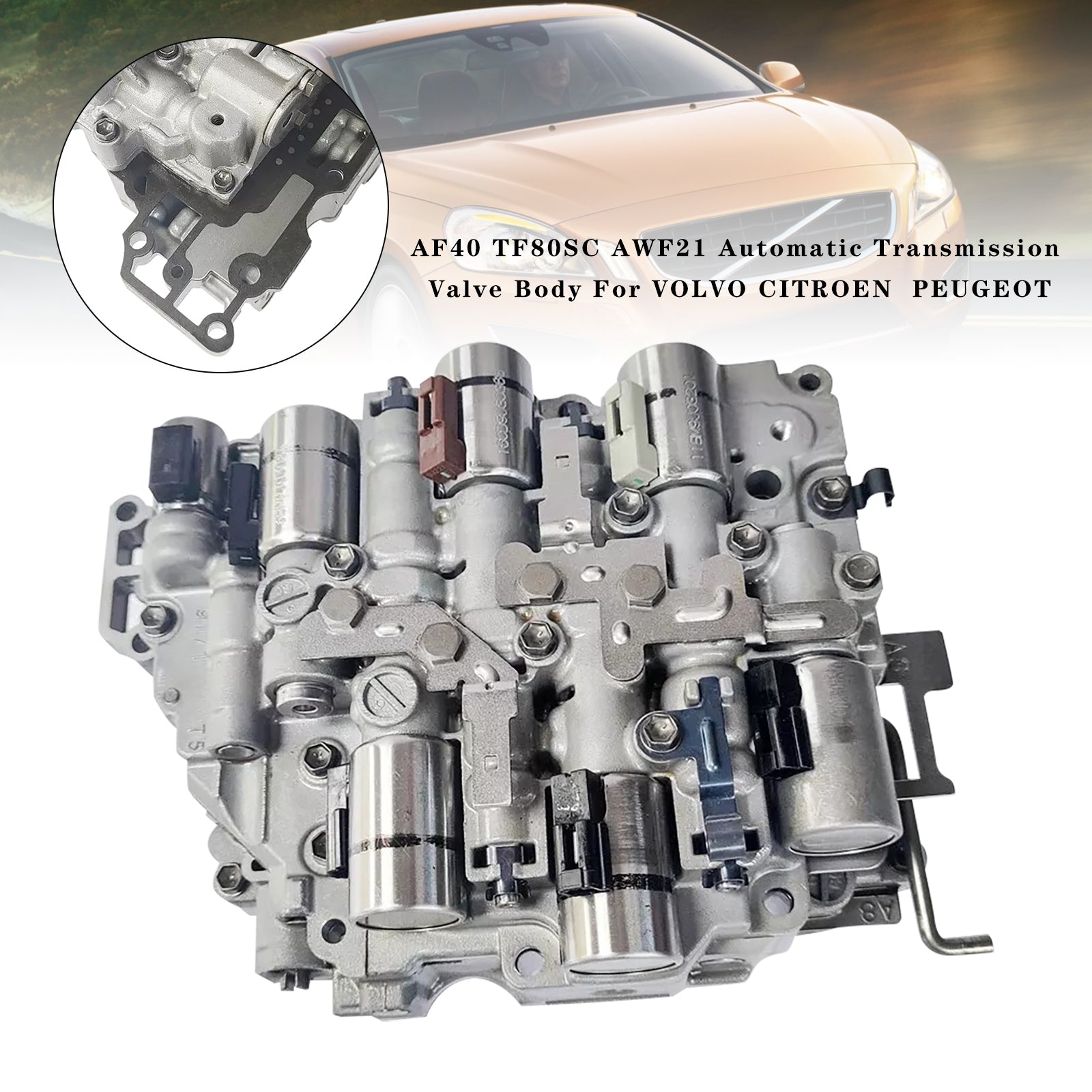 AF40 TF80SC AWF21 Automatic Transmission Valve Body For VOLVO CITROEN PEUGEOT