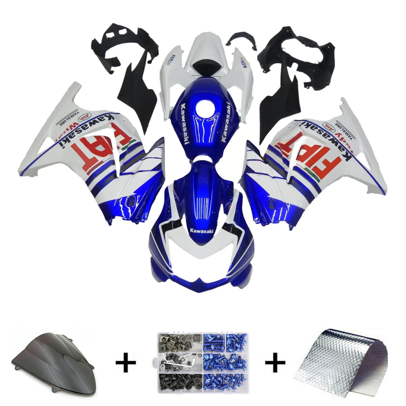 Kawasaki EX250 Ninja250R 2008-2012 Kit Carenado Carrocería Plástico ABS