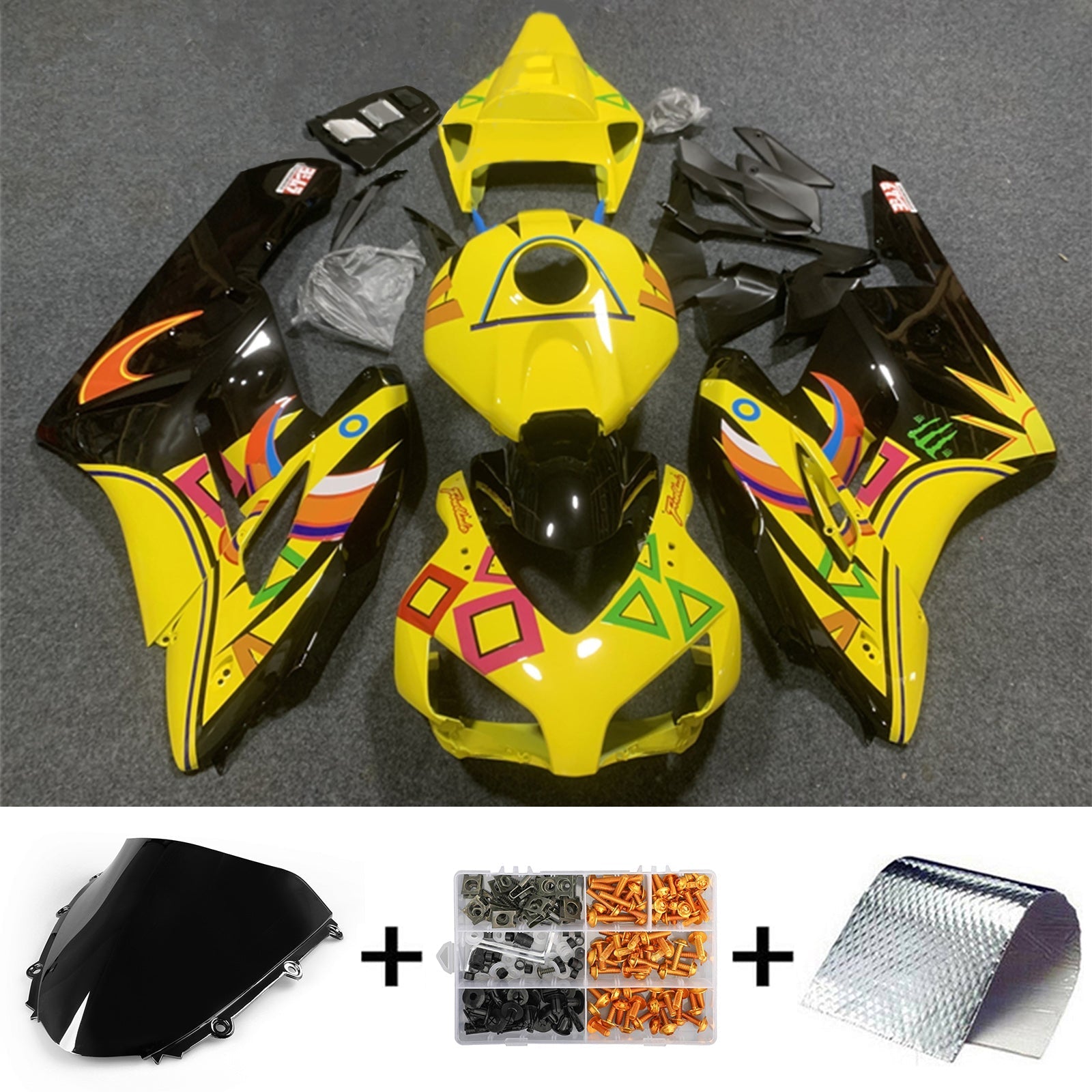 Honda CBR1000RR 2004-2005 Kit Carenado Carrocería Plástico ABS