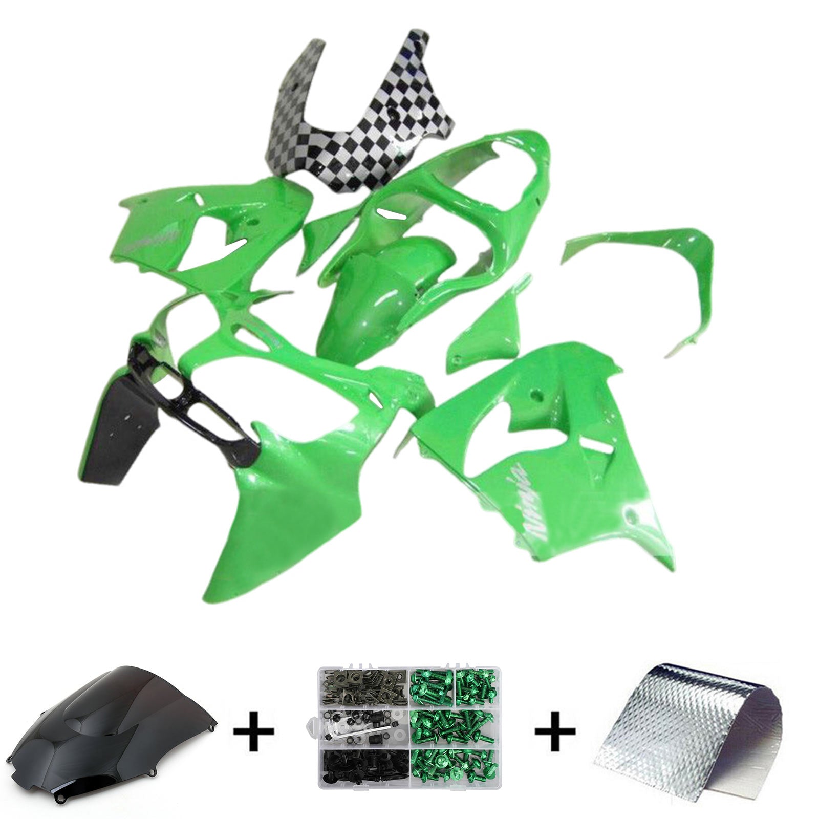 Kawasaki ZX9R 2000-2001 Fairing Kit Bodywork Plastic ABS