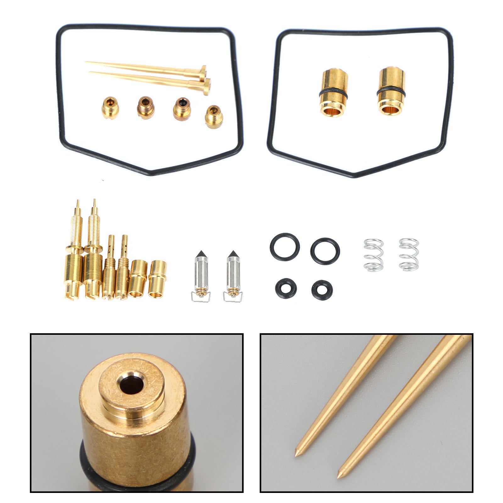 Kit de reconstrucción de carburador compatible con Honda CB360T 1975-76 CB360K 1974 CJ360T 1976-77 genérico