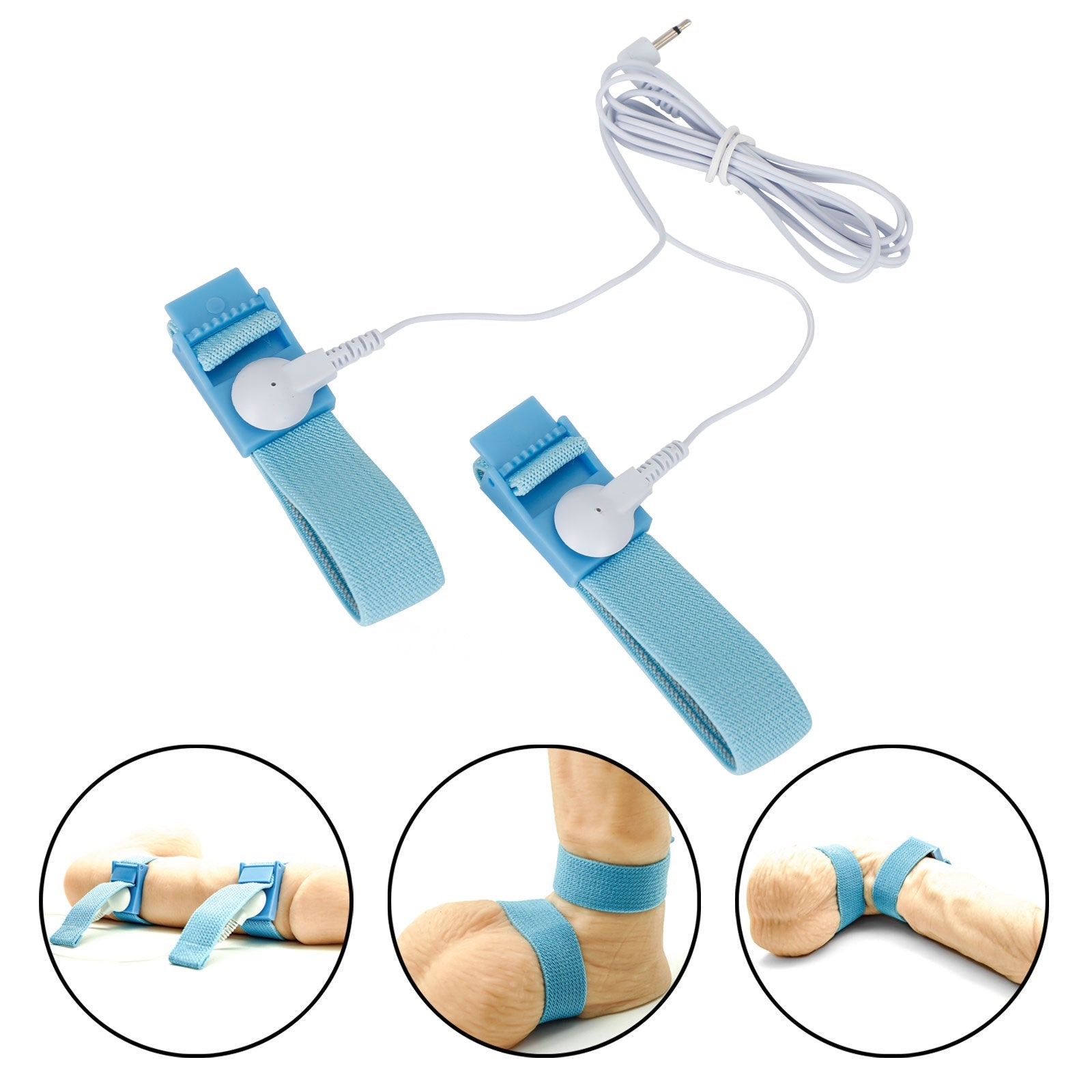 Electric Straps Loop Separate Buckle For Electrostimulation Connect Power Supply