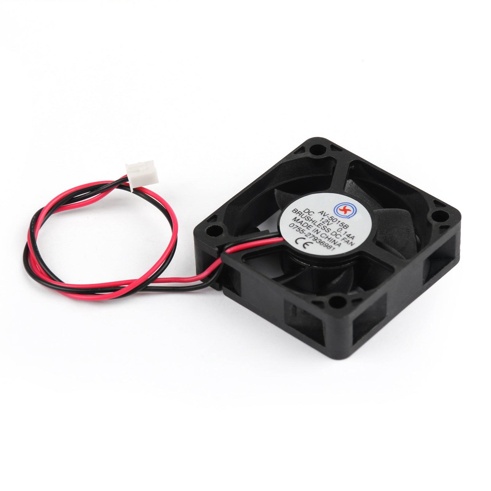 10PCS DC Brushless Cooling PC Computer Fan 12V 5015B 50x50x15mm 0.14A 2 Pin Wire