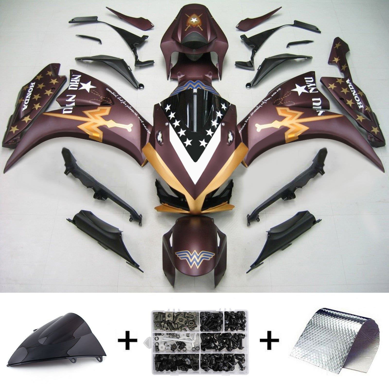 Honda CBR1000RR 2012-2016 Fairing Kit Bodywork Plastic ABS