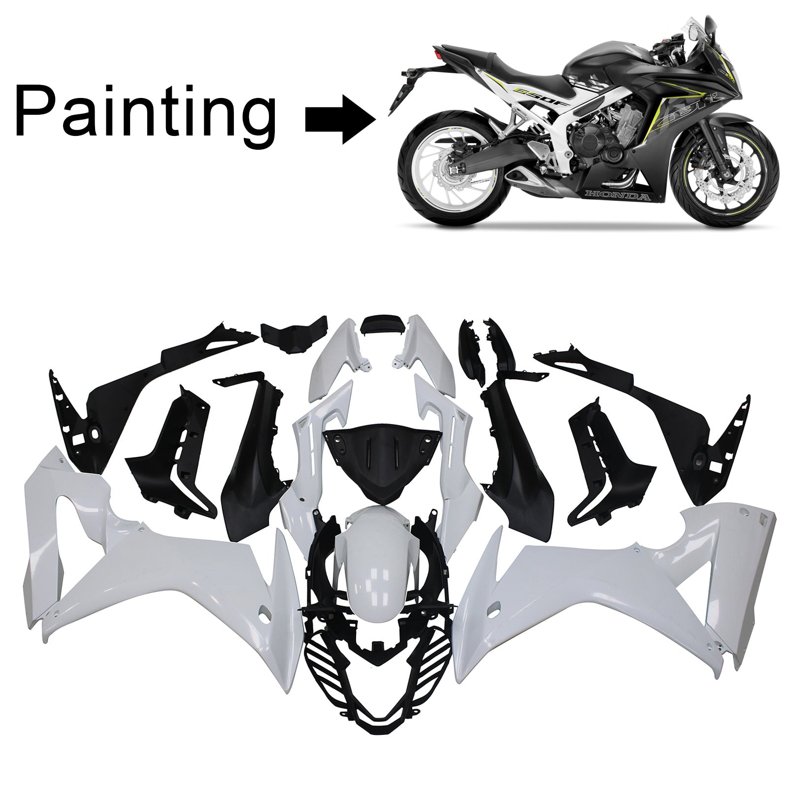 Honda CBR650F 2017-2019 Fairing Kit Bodywork Plastic ABS For