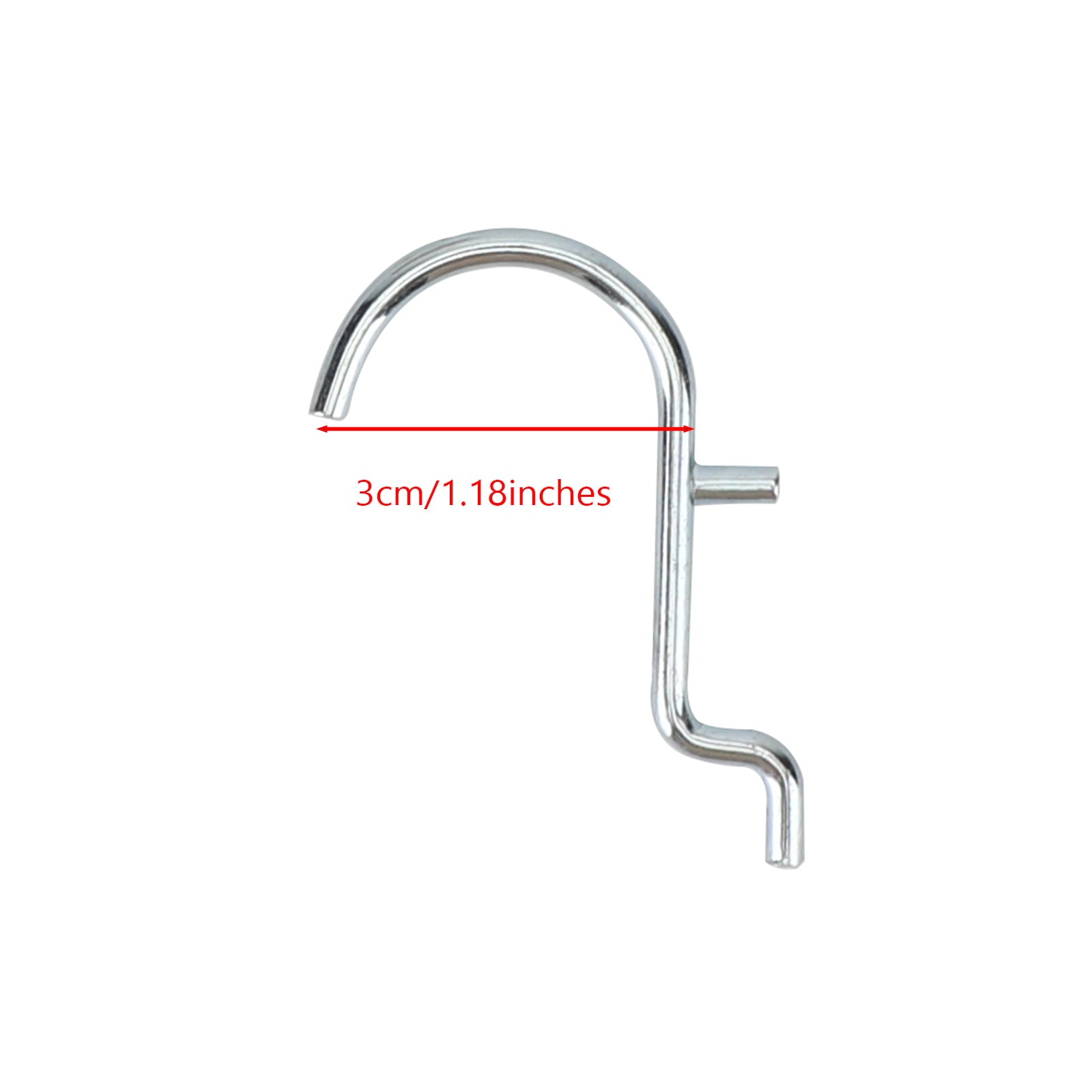 20 PACK 1" Jumbo 'J' Metal Peg Garage Hanger Hooks