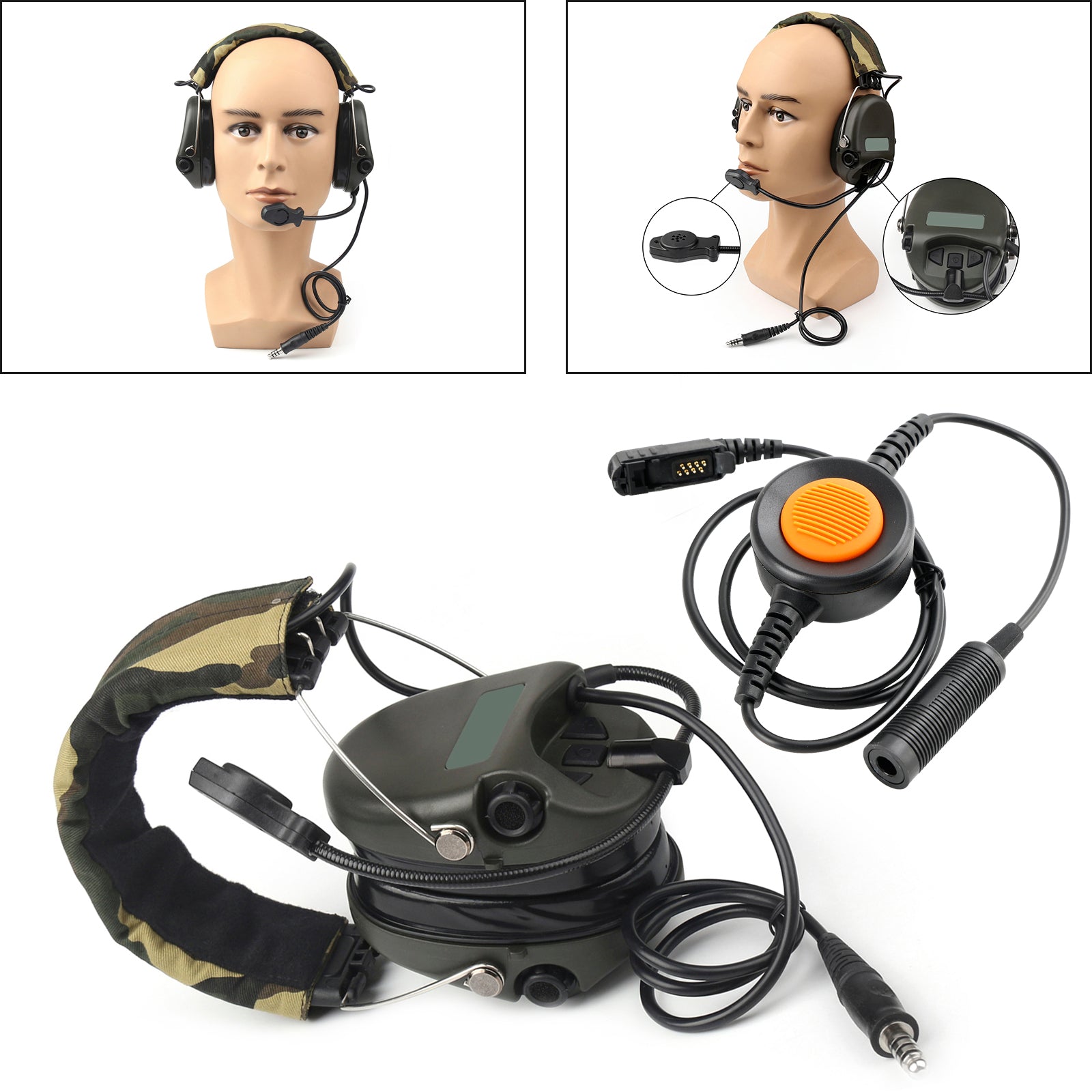 Auriculares CS con reducción de ruido y captación de sonido H60 para XPR3300/3500 XIRP6600/P6620