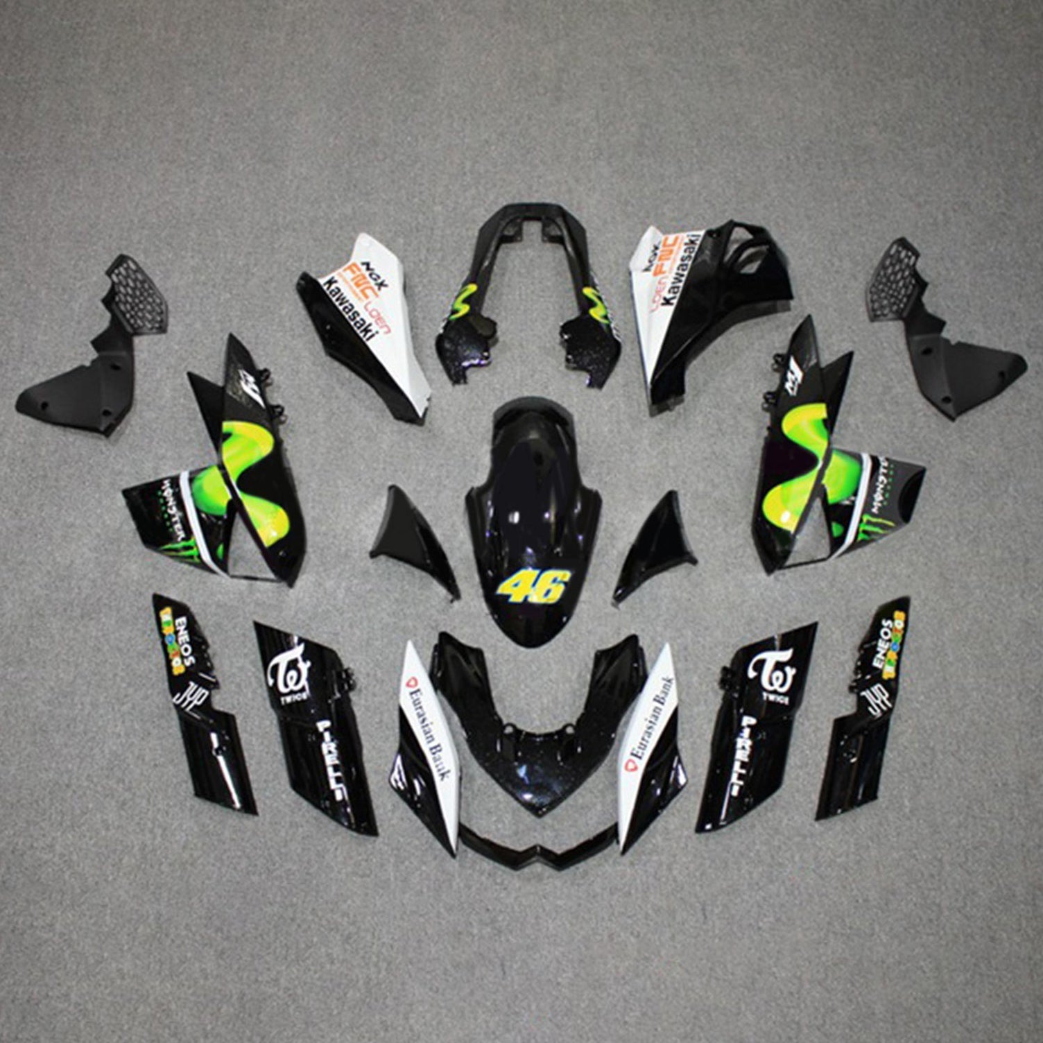 Kit Carenado Kawasaki Z1000 2010-2013 Carrocería Plástico ABS