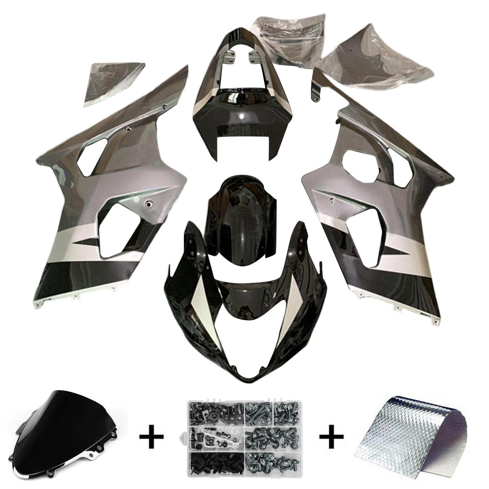 Suzuki GSXR 600/750 2004-2005 K4 Fairing Kit Bodywork Plastic ABS