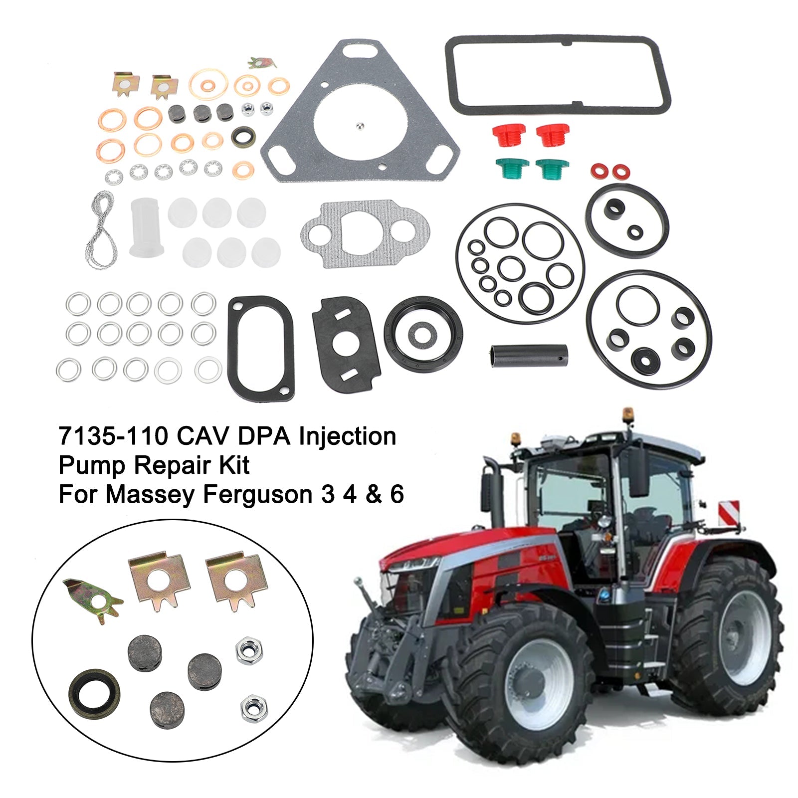 7135-110 para juntas-sellos de reparación de bomba de inyección Ford Massey Ferguson CAV DPA