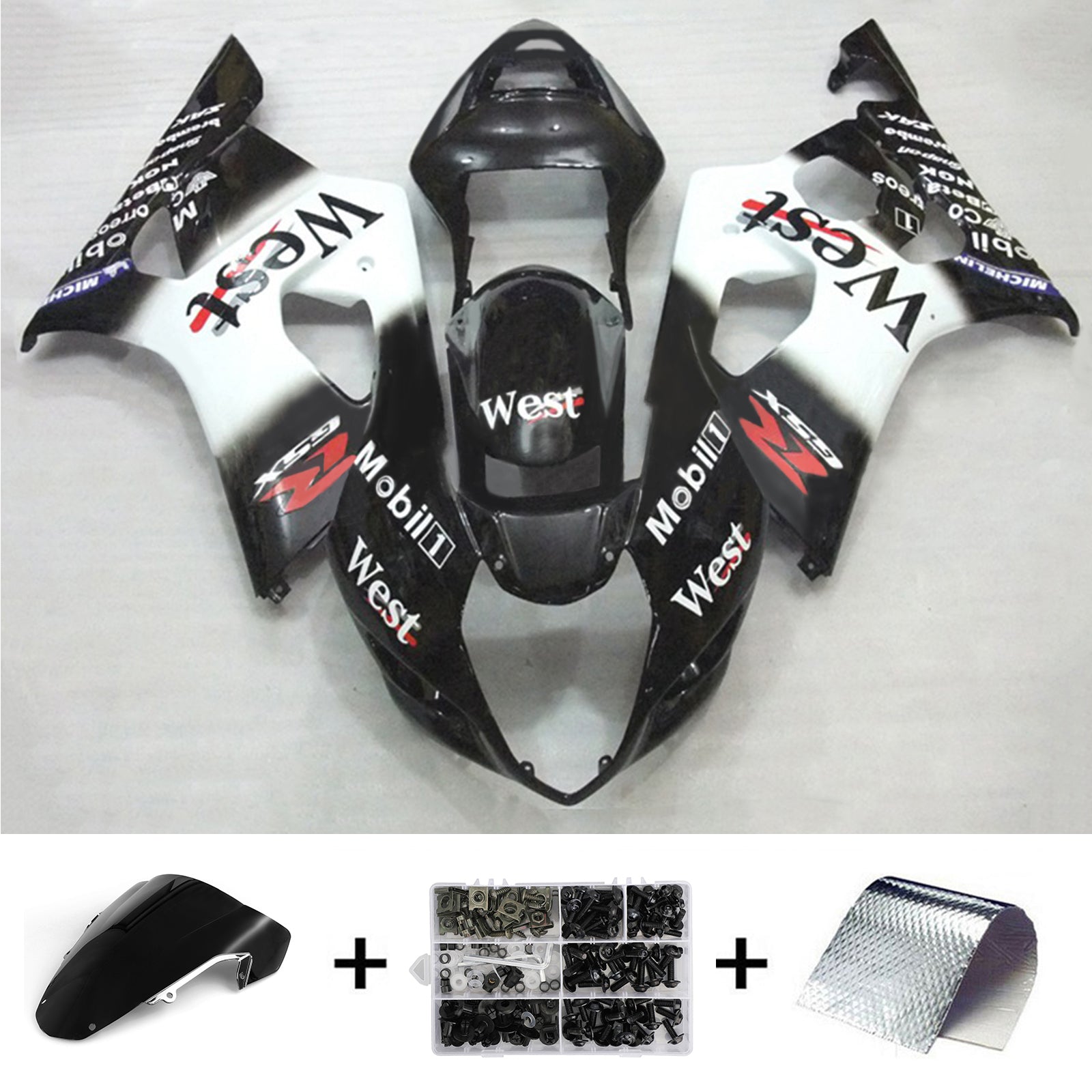 Suzuki GSXR1000 2003-2004 K3 Kit Carenado Carrocería Plástico ABS