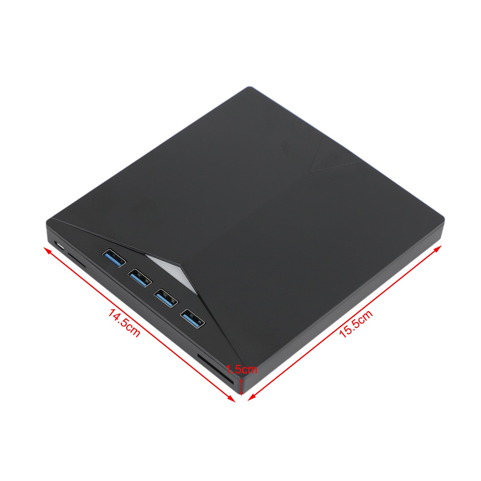 USB Type-C 7 IN 1 External ray Disc Writer  Reader CD DVD Drive USB 3.0