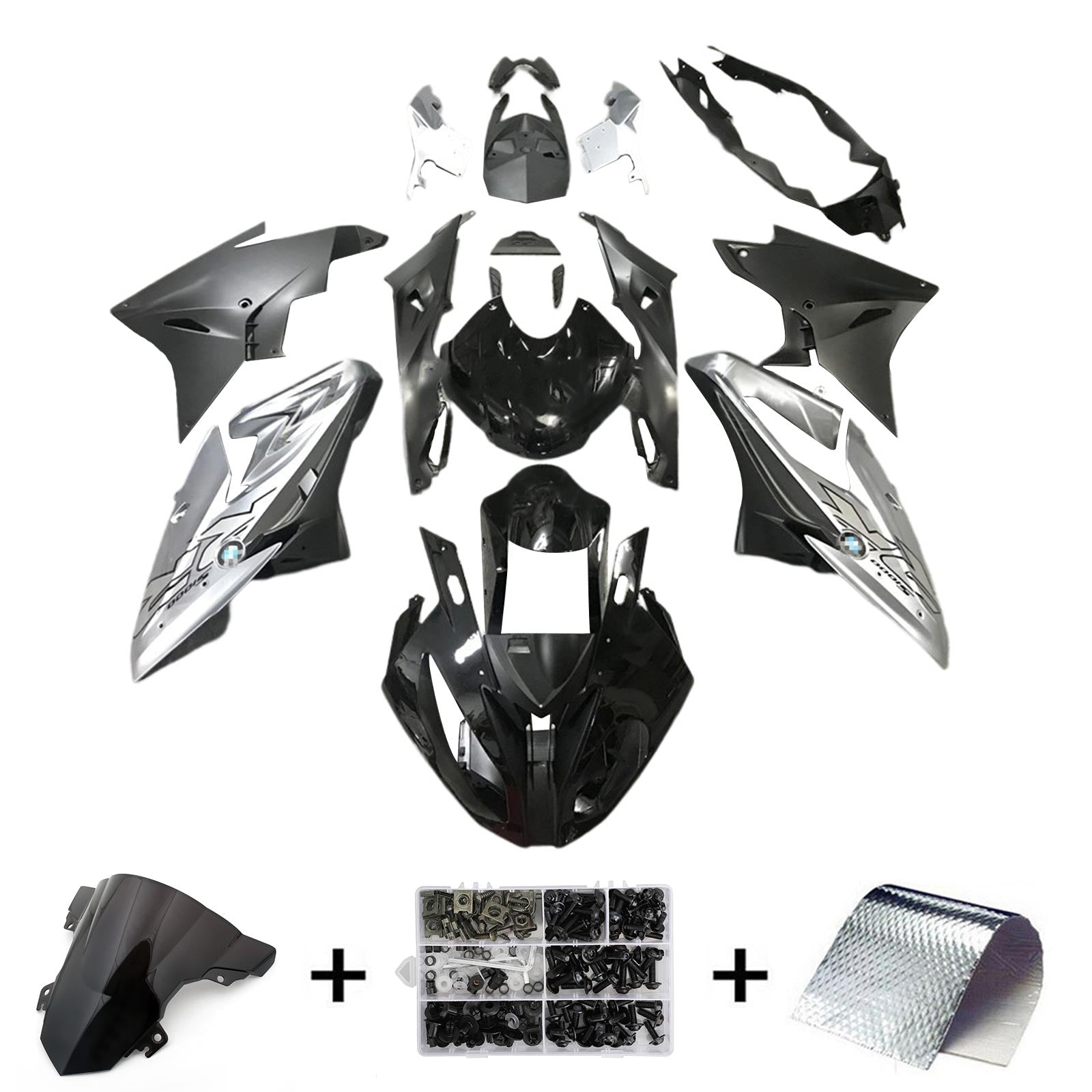 Amotopart BMW S1000RR 2017-2018 Fairing Kit Bodywork Plastic ABS