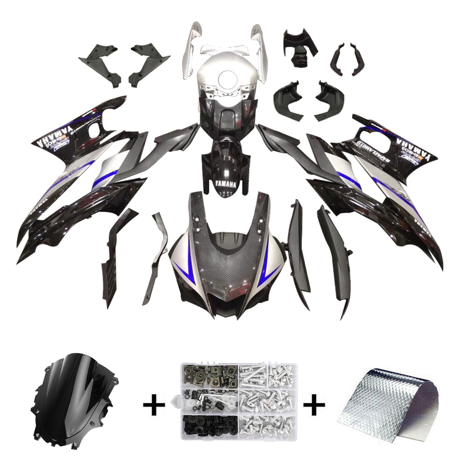 Yamaha YZF-R3 R25 2019-2021 Fairing Kit Bodywork Plastic ABS