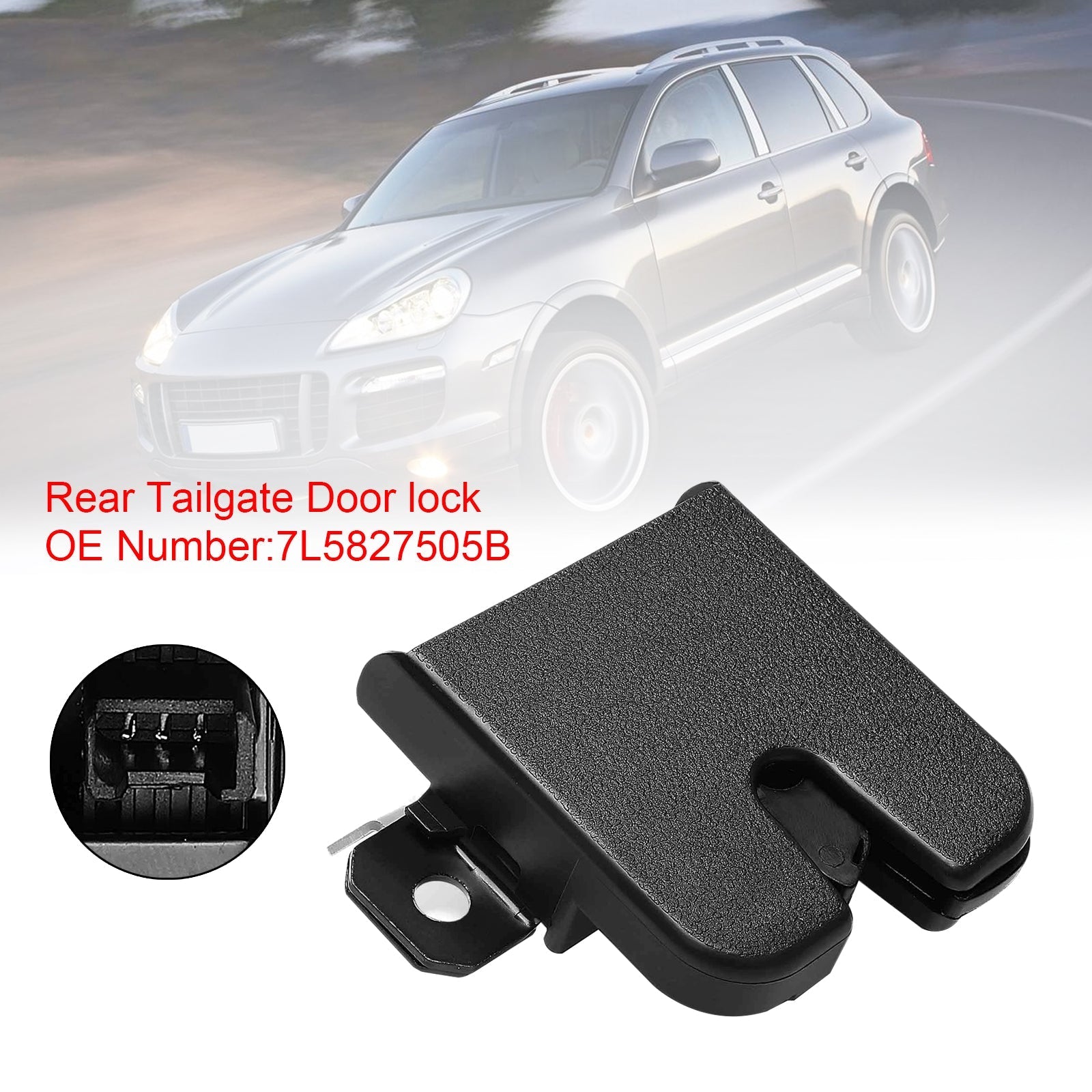 Rear Tailgate Door lock 7L5827505B For Porsche Cayenne 9PA 2002-2010 SUV