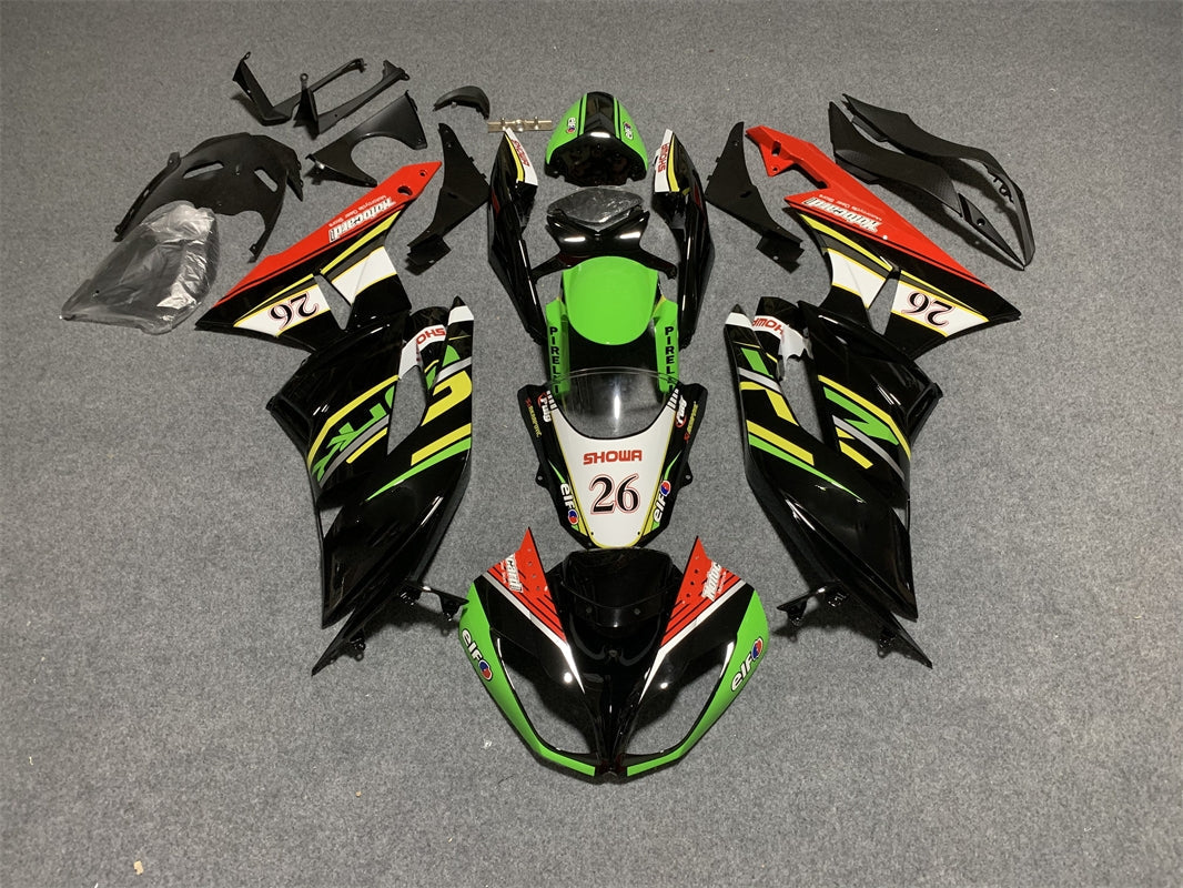 Kawasaki ZX6R 636 2009-2012 Fairing Kit Bodywork Plastic ABS