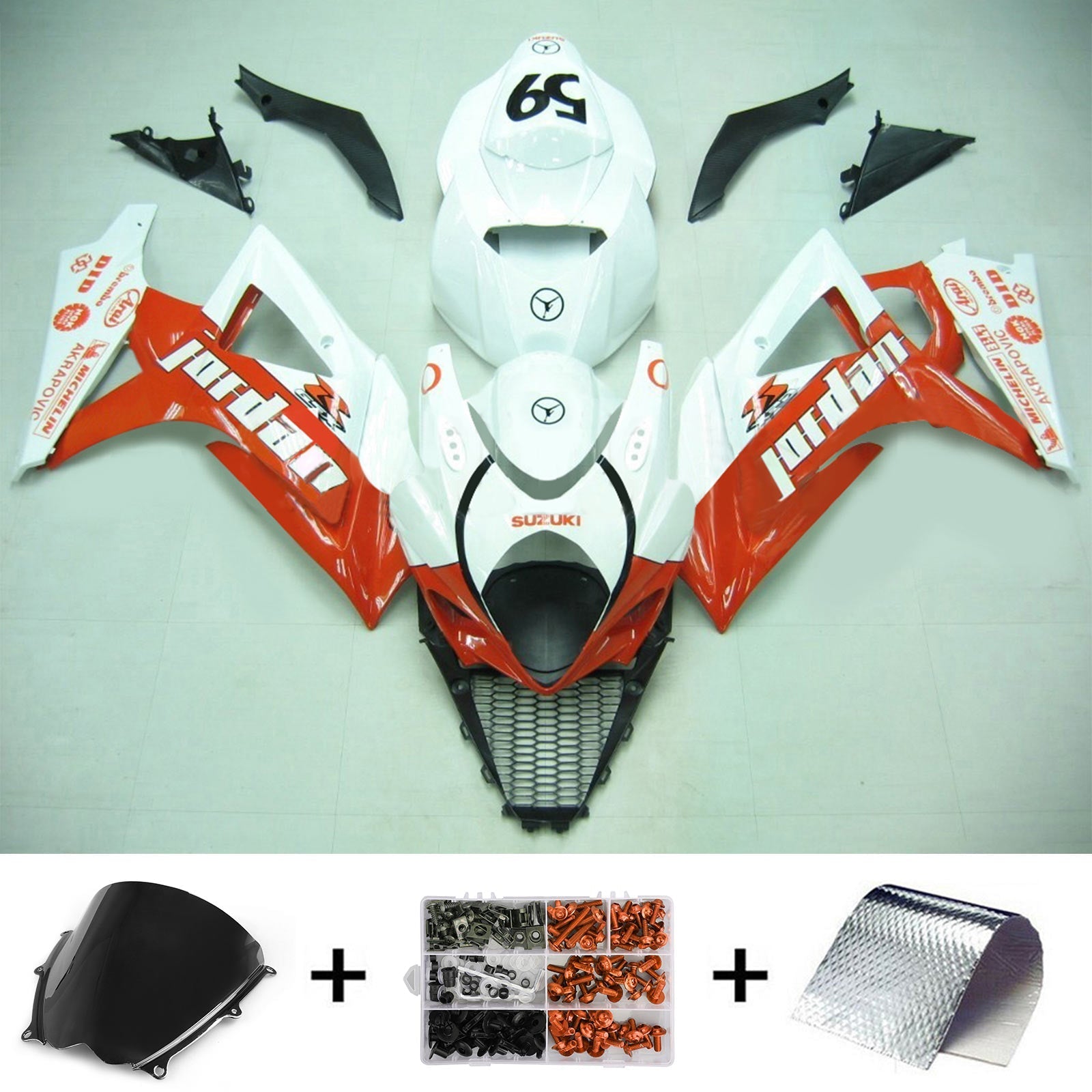 Suzuki GSXR1000 2007-2008 Fairing Kit