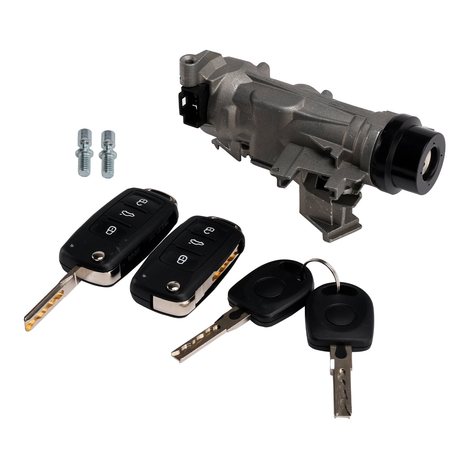 2010-2011 Golf Ignition Switch Lock Cylinder w/2 Key 1K0905851B 1K0905865