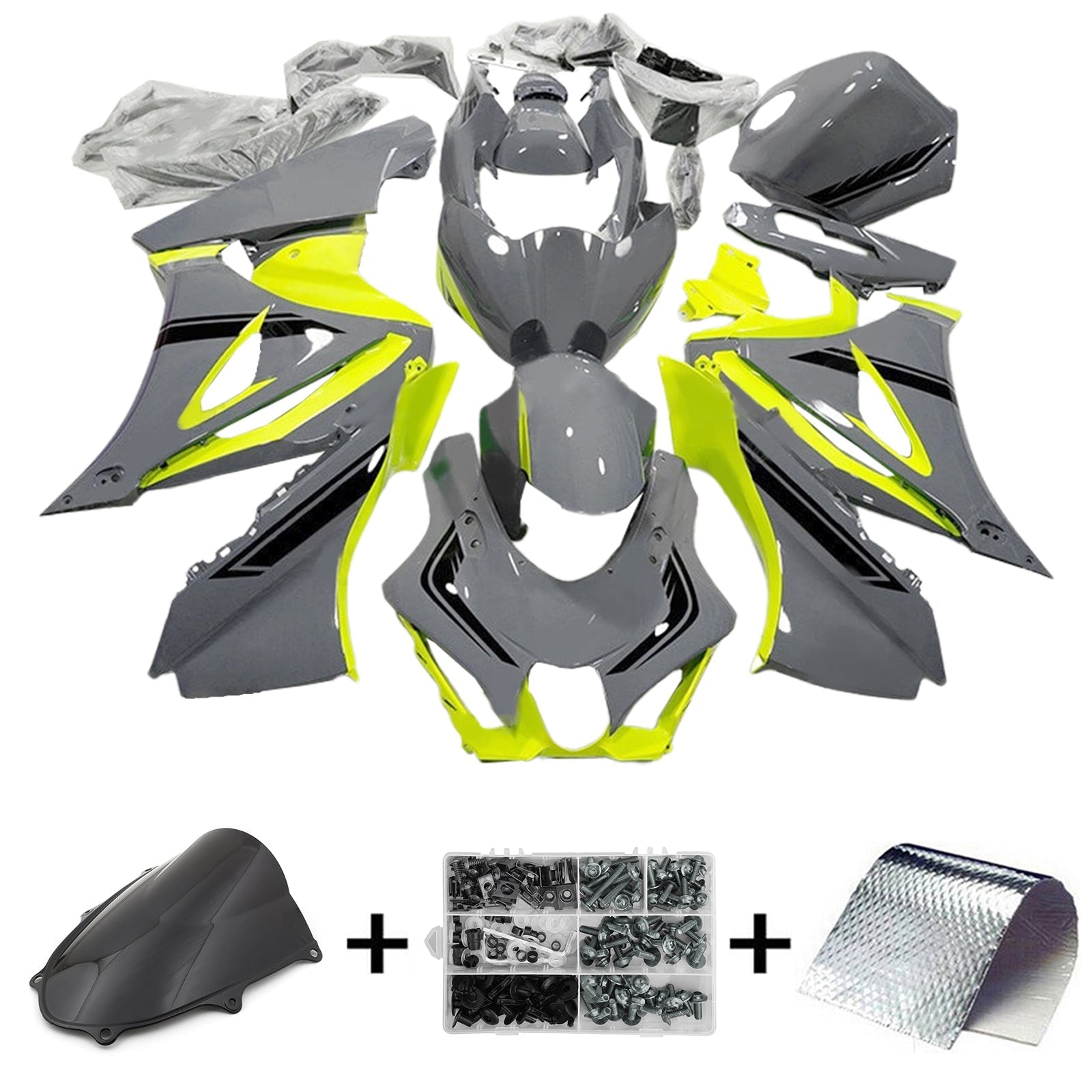 Amotopart Suzuki GSXR1000 2017-2024 K17 Fairing Kit Bodywork Plastic ABS