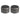 2 PCS 86419-60011 Rear Volume Control Knob Cover for Toyota Land Cruiser LC200
