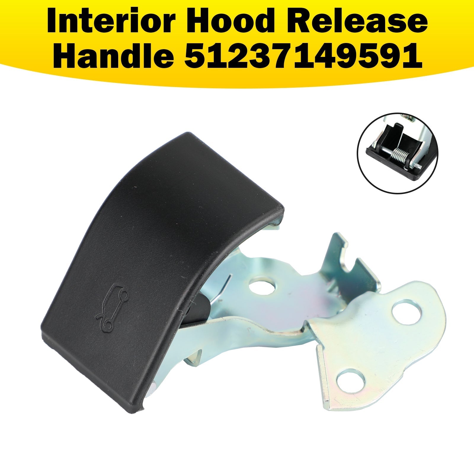 Hood Release Handle Lever 51237149591 For BMW Mini Cooper Countryman Paceman