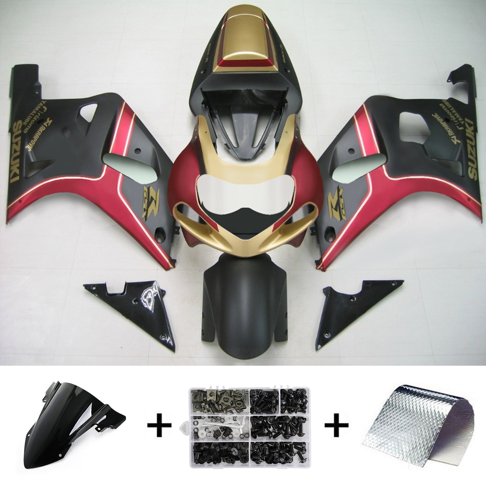 Suzuki GSXR750 2001-2003
 Fairing Kit Bodywork Plastic ABS