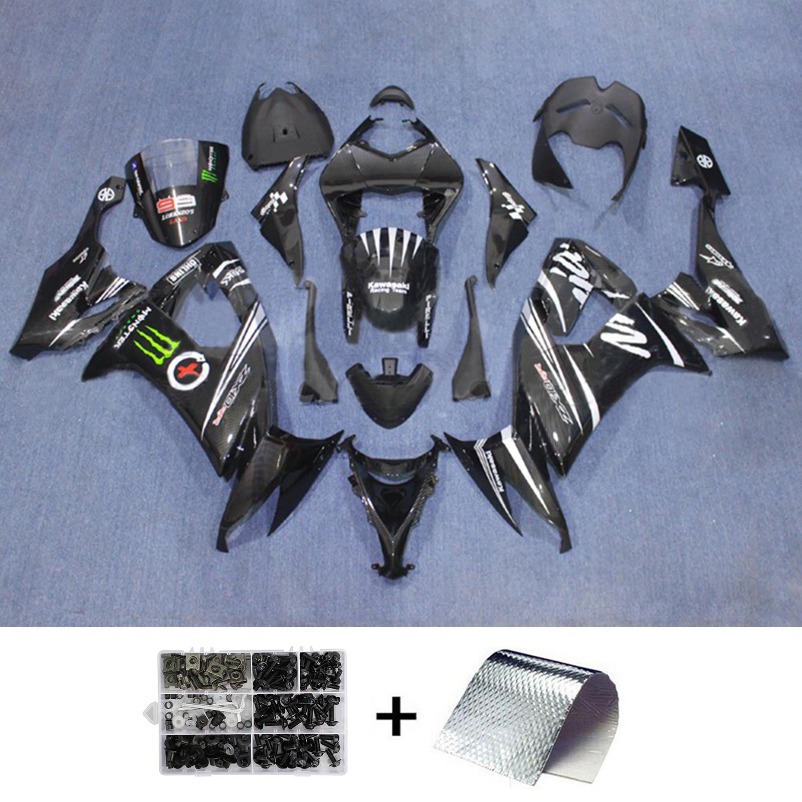 Kit Carenado Kawasaki ZX10R 2008-2010 Carrocería Plástico ABS