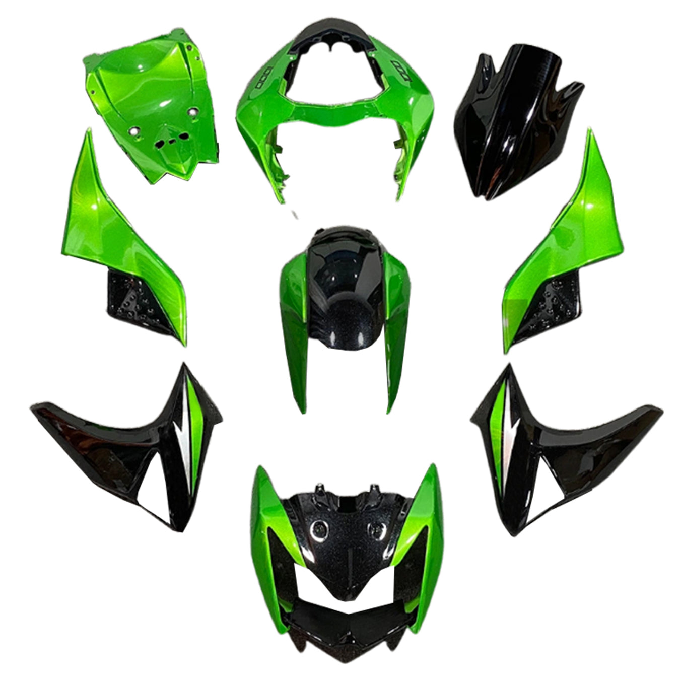 Kawasaki Z1000 2007-2009 Fairing Kit Bodywork Plastic ABS