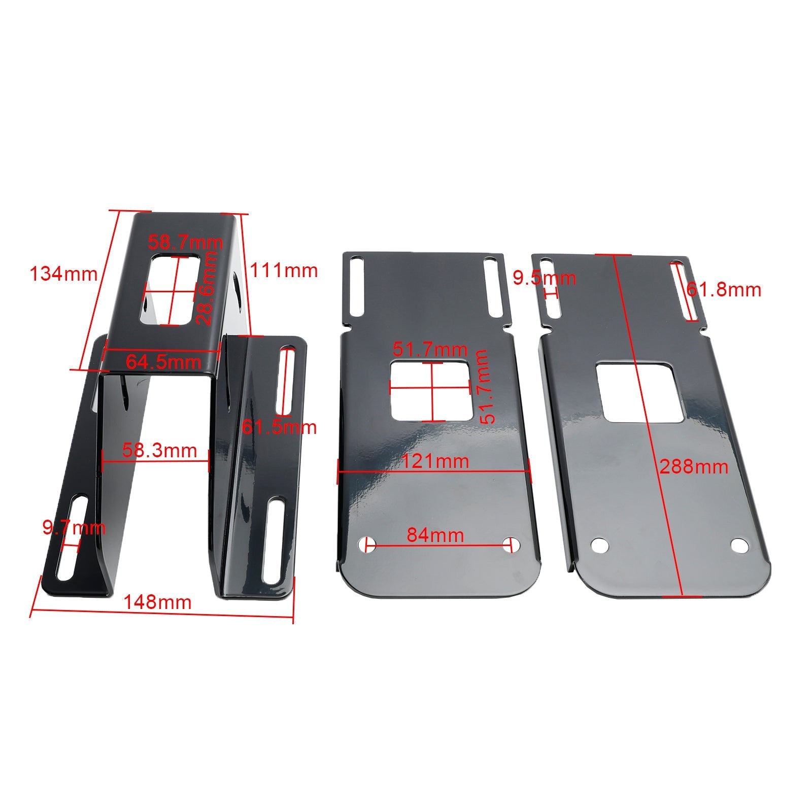 Touring Road Glide 2004-2013 Adjustable Fairing Mount Brackets Kit