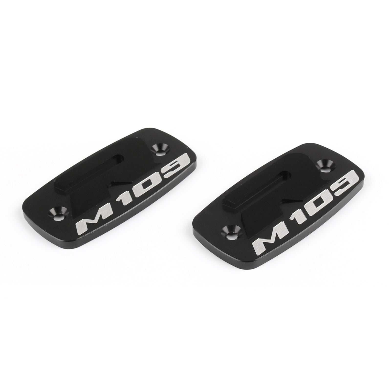 Pair Black Brake Reservoir Caps Fit for Suzuki Boulevard M109R 2007-2017