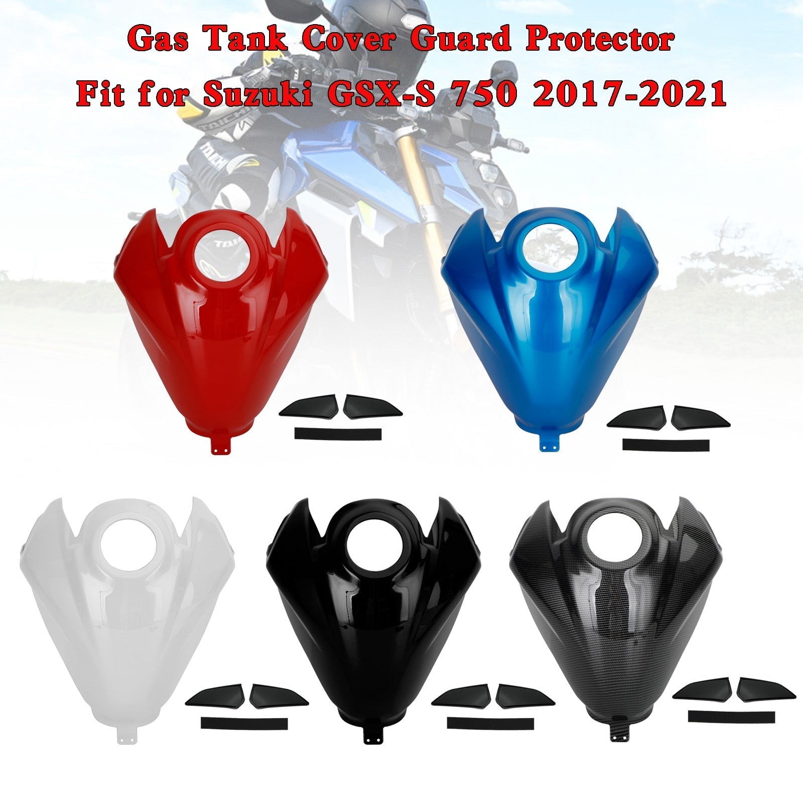 Suzuki GSX-S 750 GSXS 2017-2021 Gas Tank Cover Guard Protector