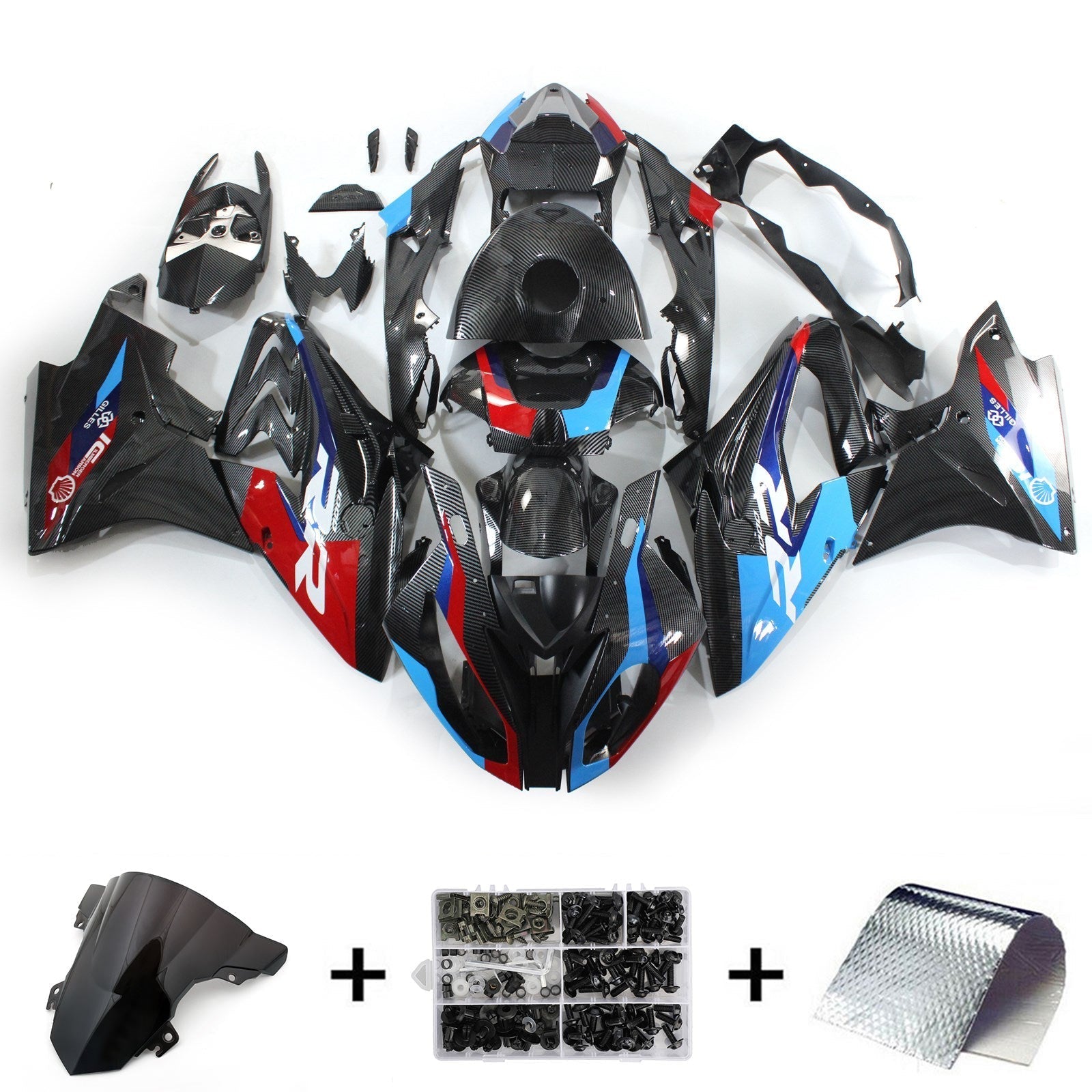 BMW S1000RR 2017-2018 Kit Carenado Carrocería Plástico ABS