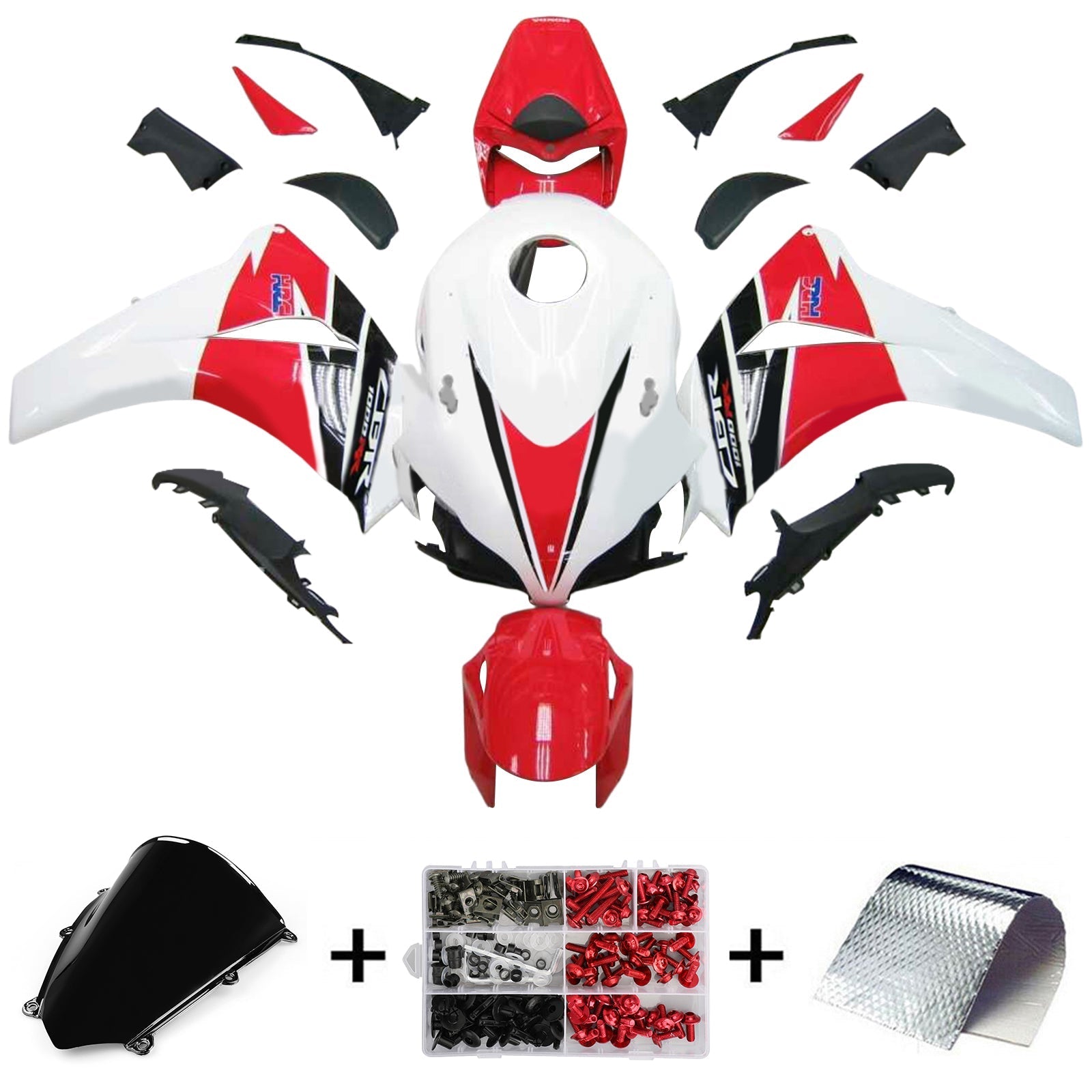 Honda CBR1000RR 2008-2011 Fairing Kit Bodywork Plastic ABS