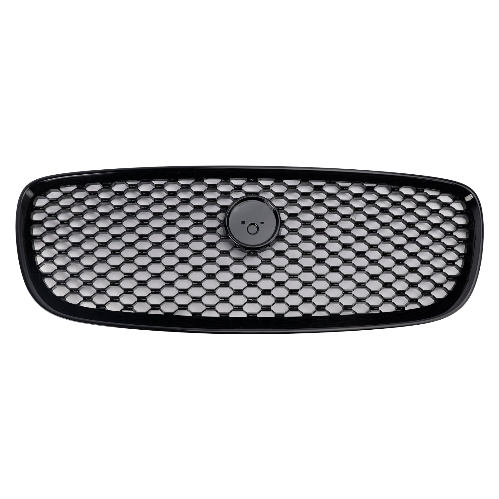 XF-R Style Front Bumper Grill Grille Fit Jaguar XF 2016-2019 Gloss Black