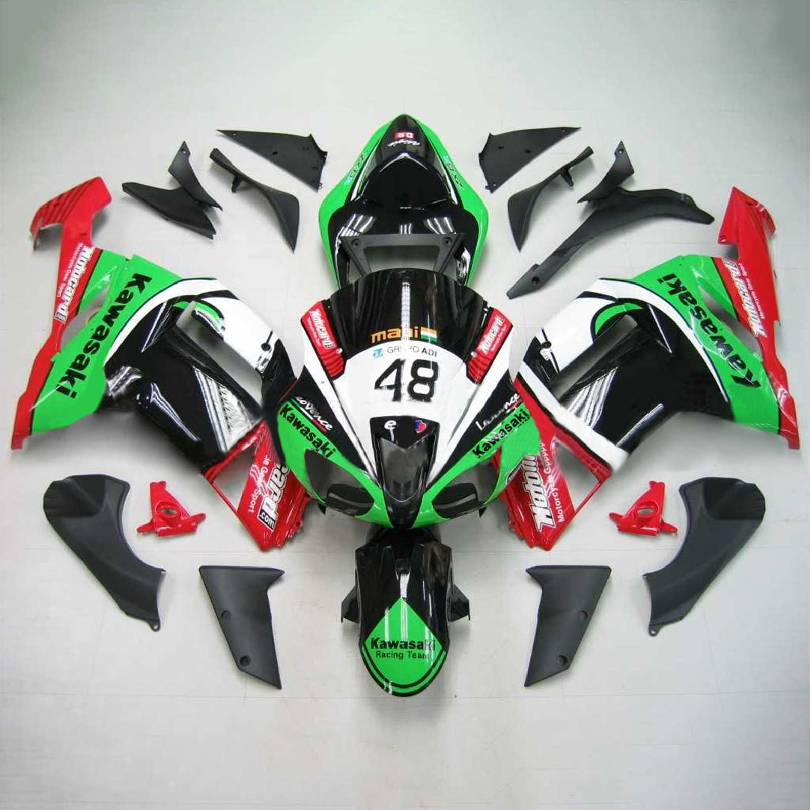 Fairing Kit For Kawasaki ZX6R 636 2007-2008 Generic