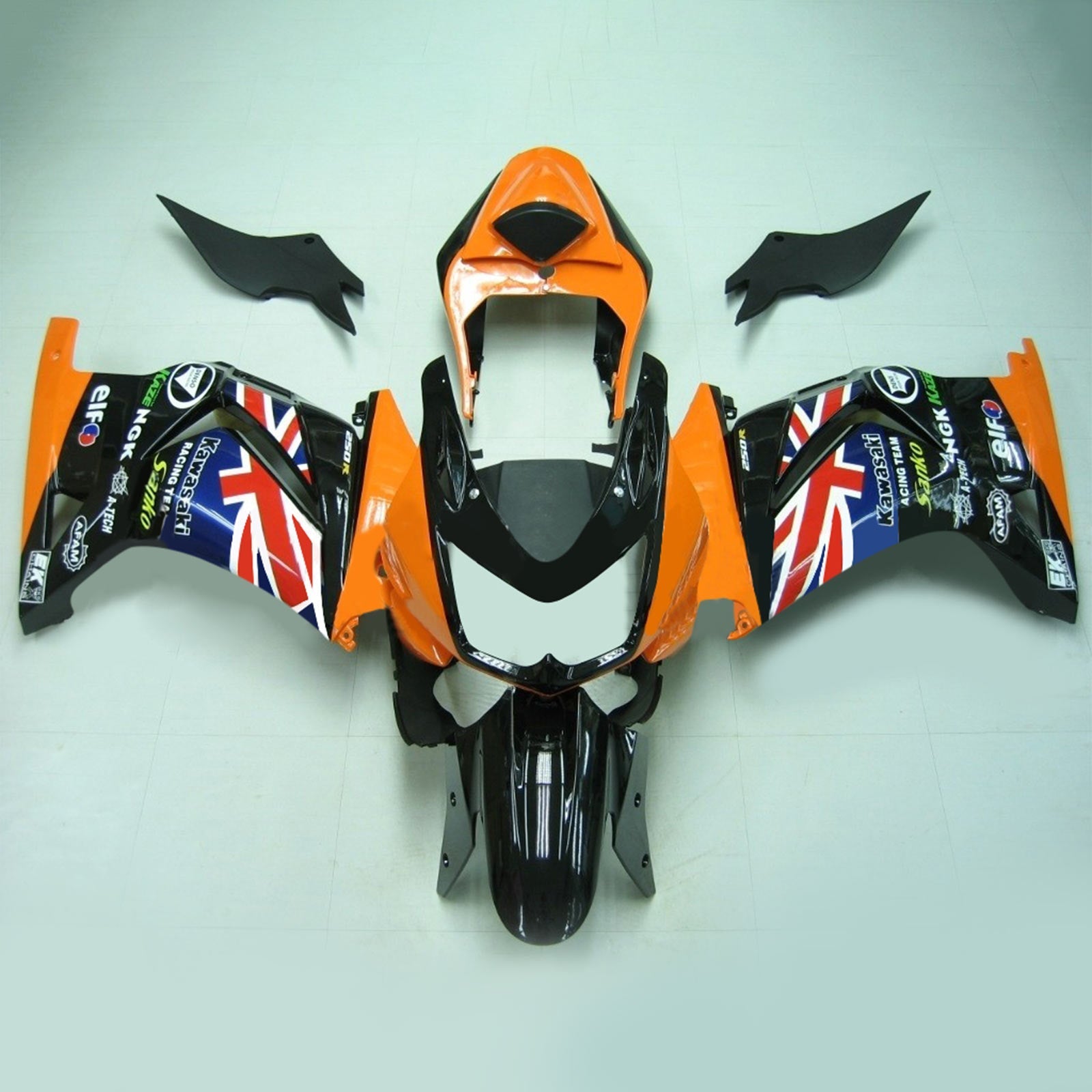 Kawasaki EX250/Ninja250R 2008-2012 Fairing Kit Bodywork Plastic ABS