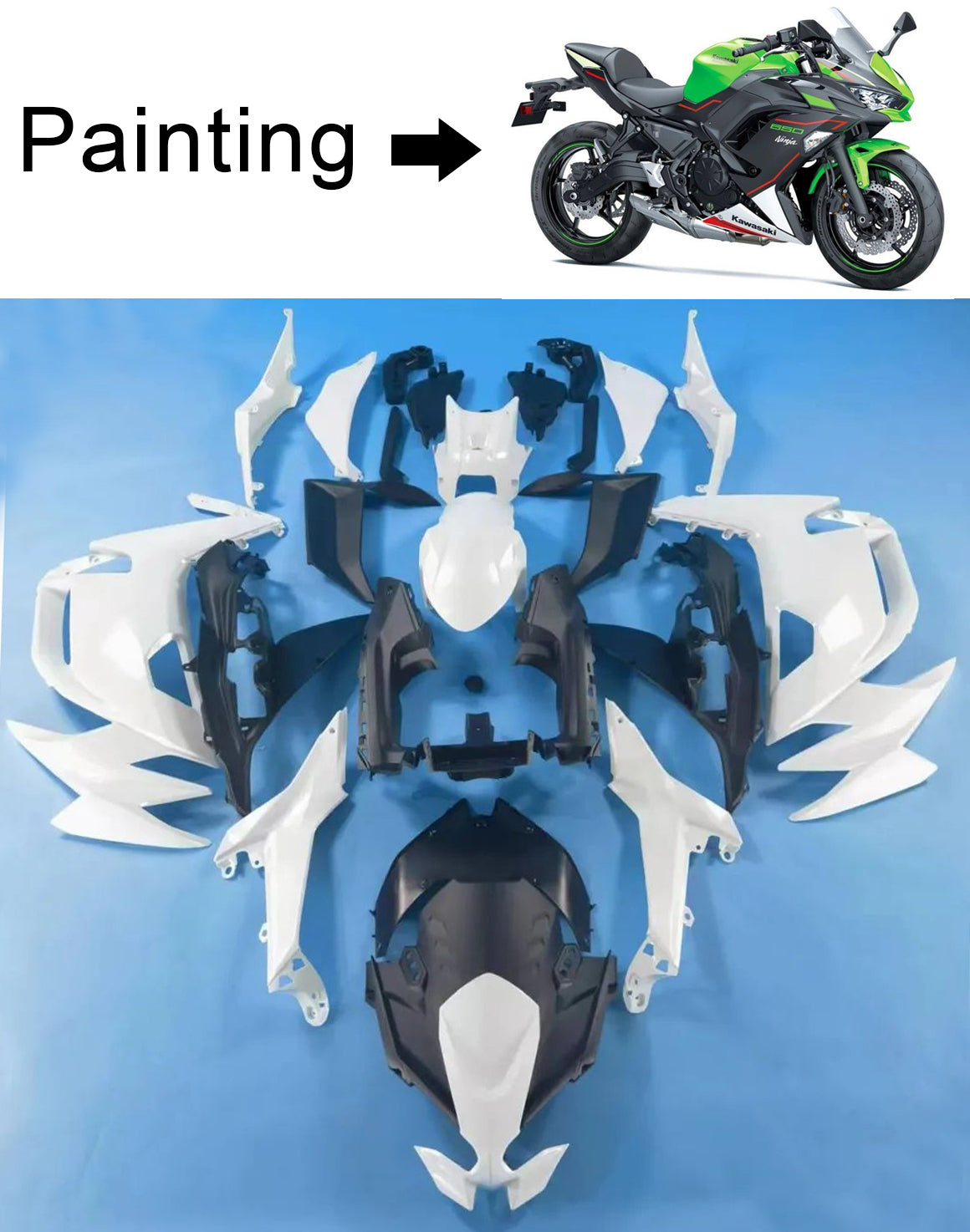 Kawasaki ER-6F Ninja650 2020-2023 Fairing Kit Bodywork ABS